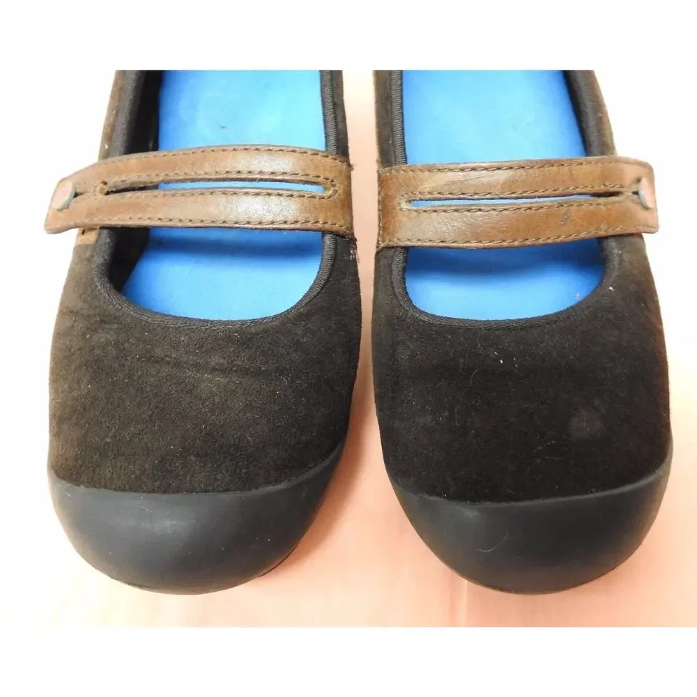 Merrell 8 M brown clogs leather suede mary jane leather shoes expresso